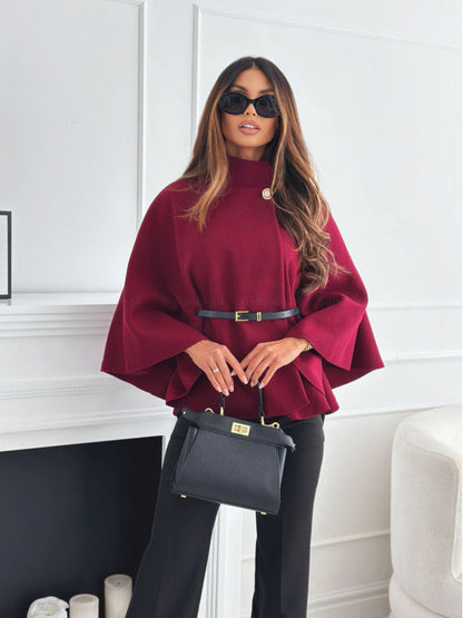 Poncho Mila con cintura | Modernità e fascino